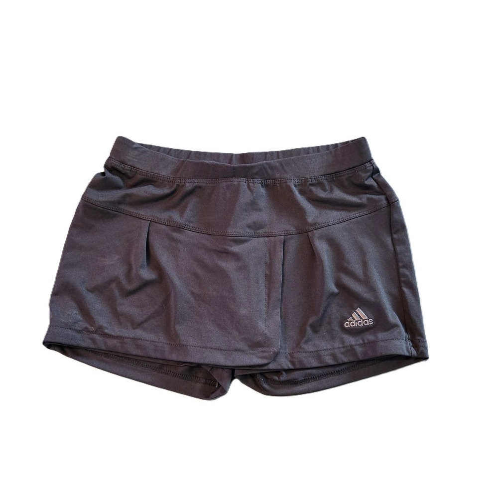 Adidas Women's Running Gym Athletic Skort Shorts Black Large Sportswear